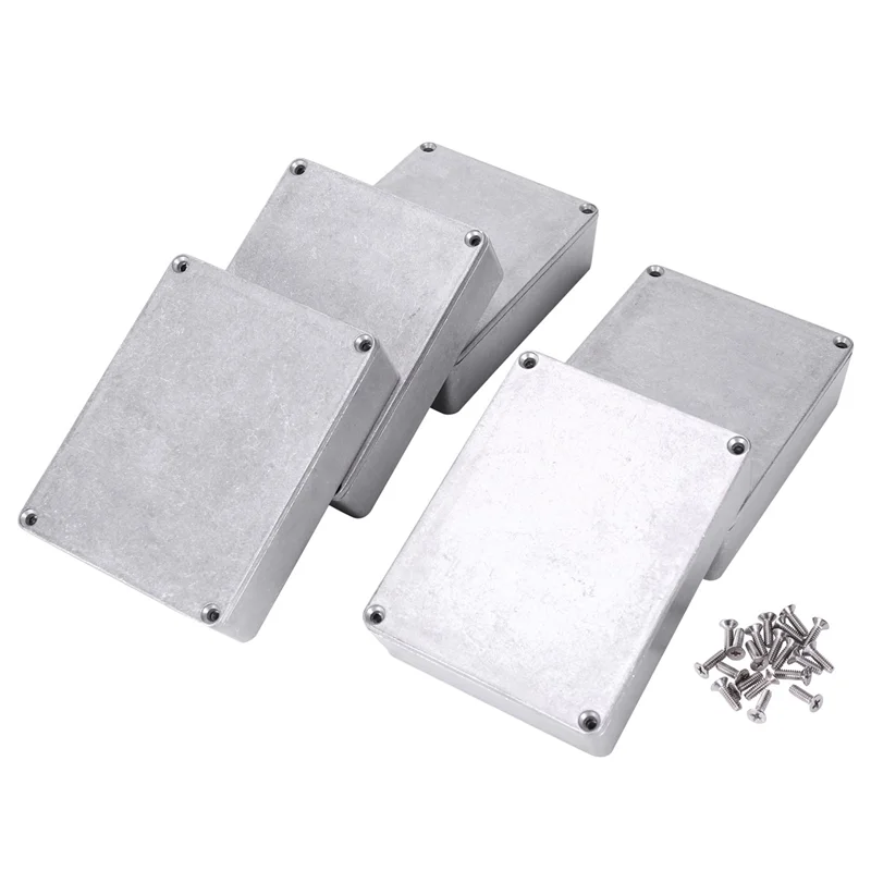 

ABLB-15 Pcs Guitar Effects Pedal Aluminum Stomp Box Enclosure For DIY Guitar Pedal Kit 1590BB