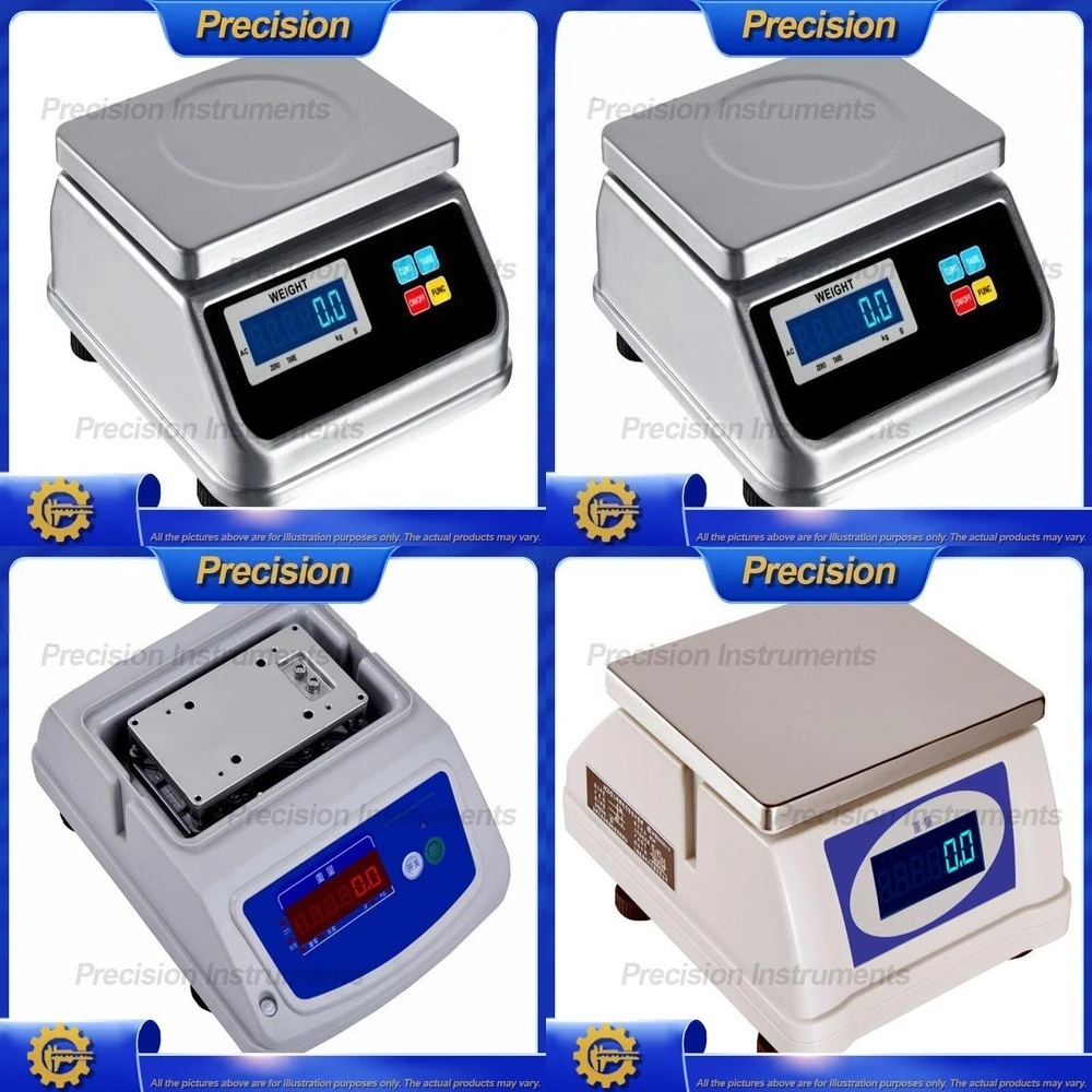 2026 Heavy Duty Waterproof Digital Scale 3kg 6kg 15kg 30kg Dual Display Countertop Weighing Scale for Market Use