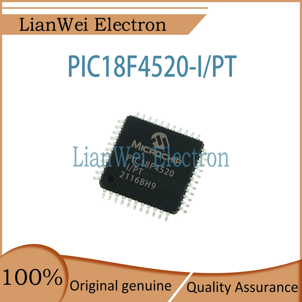 (1-10 Piece)100% New PIC18F4520 PIC18F4520-I/PT IC MCU Chipset TQFP-44