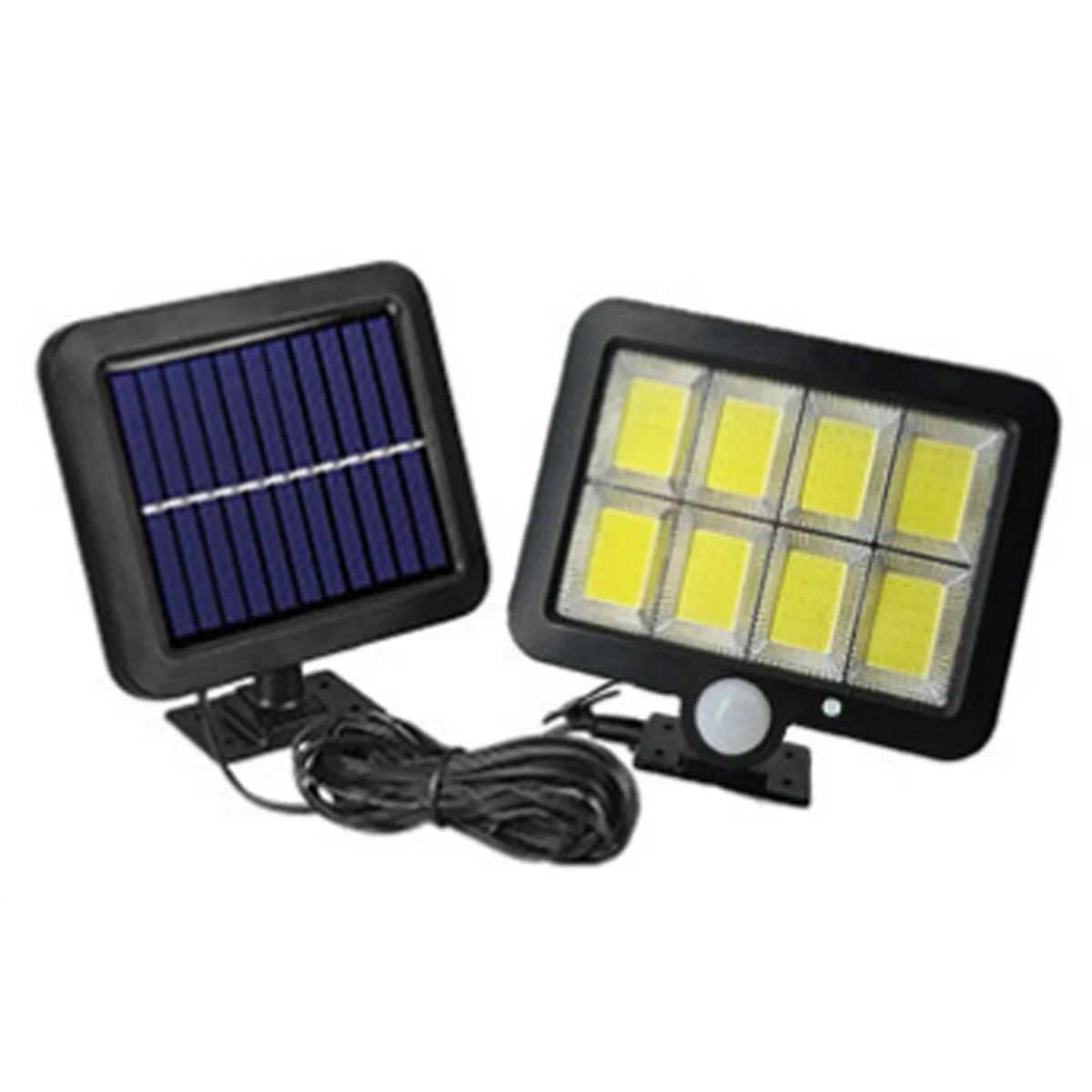 

160 COB Solar Powered Light Outdoor Motion Sensor Sunlight Waterproof Wall Lamp for Garden Garage Driveway Porch Fence