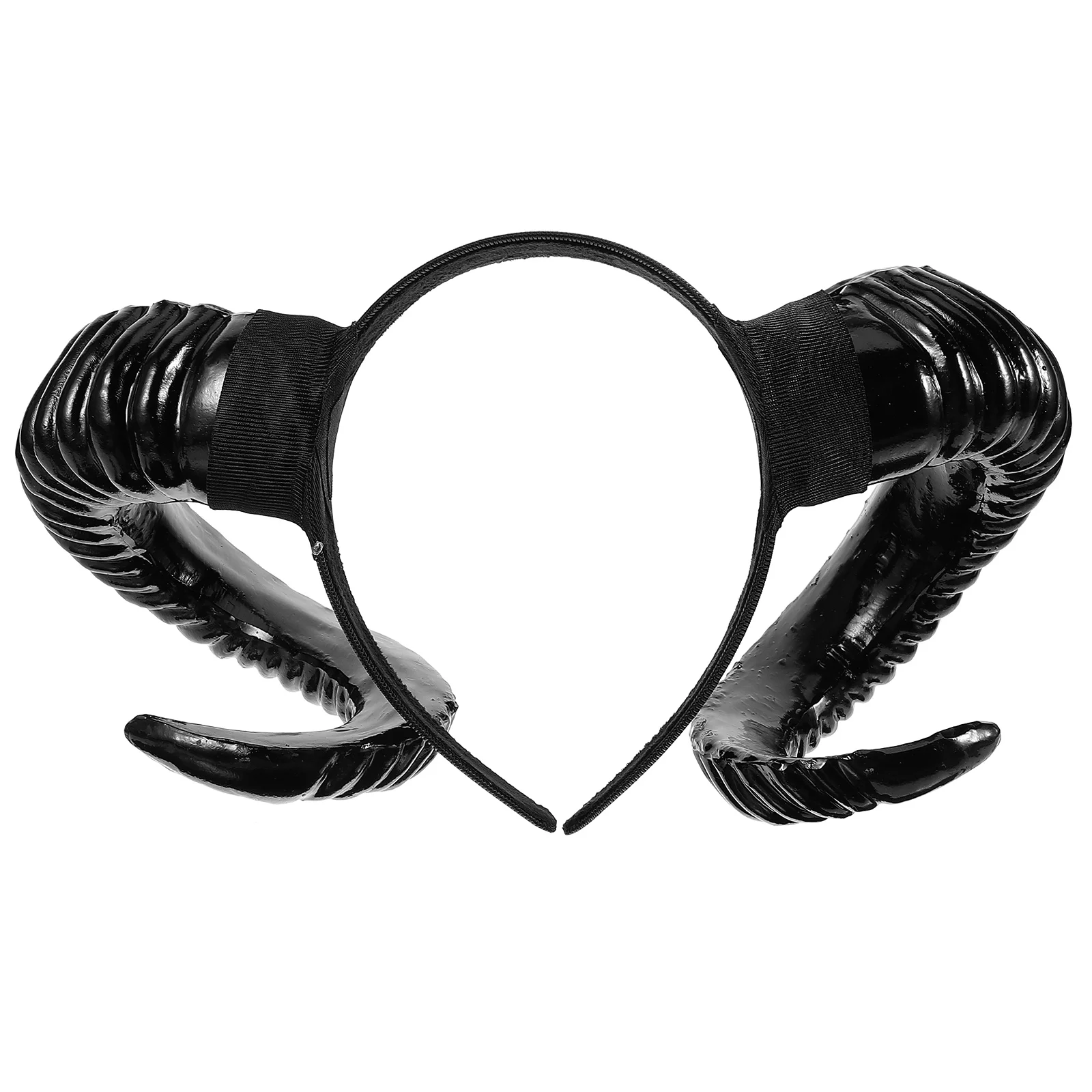 

Simulation Horn Headband Sheep Black Headdress Christmas Halloween Props Braids Accessories Clasp Hair Makeup Cosplay Miss