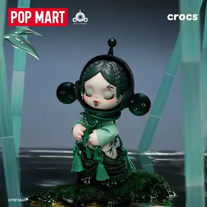 POP MART SKULLPANDA X CROCS OOTD Series Blind Box Toys Mystery Box Guess Bag Doll Desktop Ornaments Collection Cute Anime Figure