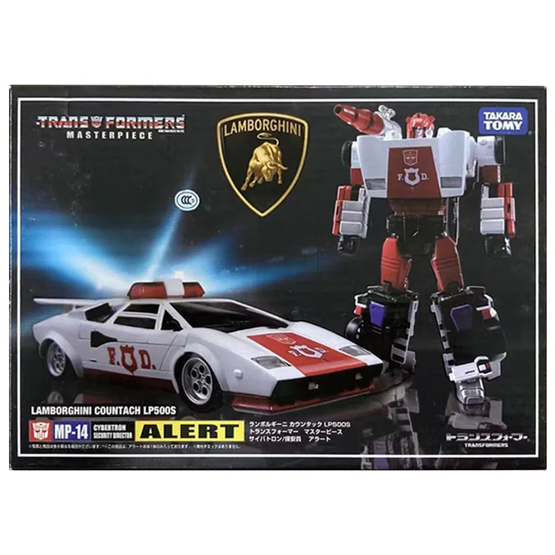 Takara Tomy Transformers Masterpiece MP-14 Alert 12Cm Anime Original Action Figure Model Children's Toy Birthday Gift Collection