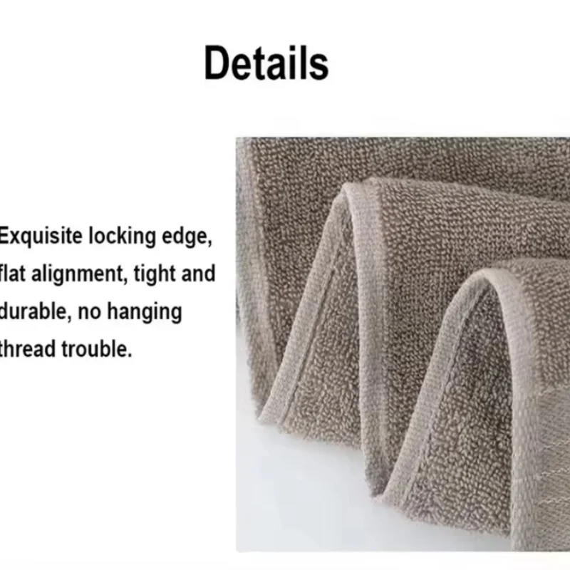 2pcs Pure Cotton Towel Jacquard Household Face Wash Water Absorbing Face Towel Gift Manufacturing Embroidered Towel image 3