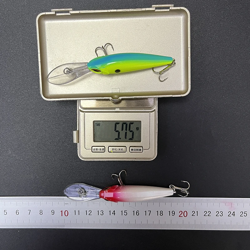 60mm 6g Long Lip Minnow Fishing Lures Wobblers Deep Diving Floating Artificial Bait for Trout Bass Jerkbait Swimbait Equipment