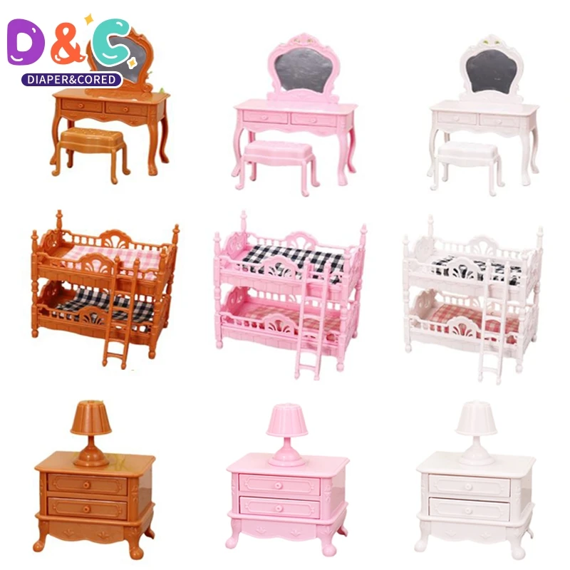 Simulation Furniture Bedroom Scene Miniature Model Ornament Home Furniture Doll Accessories For Doll House Bedroom Accessories