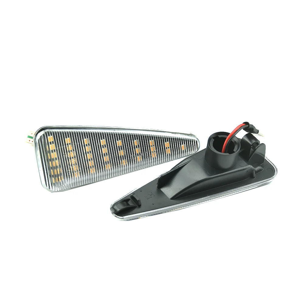 2PCS Fit For Dacia Logan Sandero I Renault Stepway Thalia 2008-2011Dynamic LED Side Marker Light Turn Signal Blinker Lamp