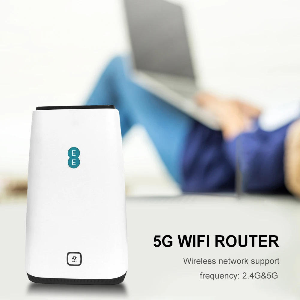 5G CPE Wireless Router Modem Support RJ45 LAN Port Router 2.4G&5G Wireless Gigabit Router 802.11ac for Home Office Network Modem