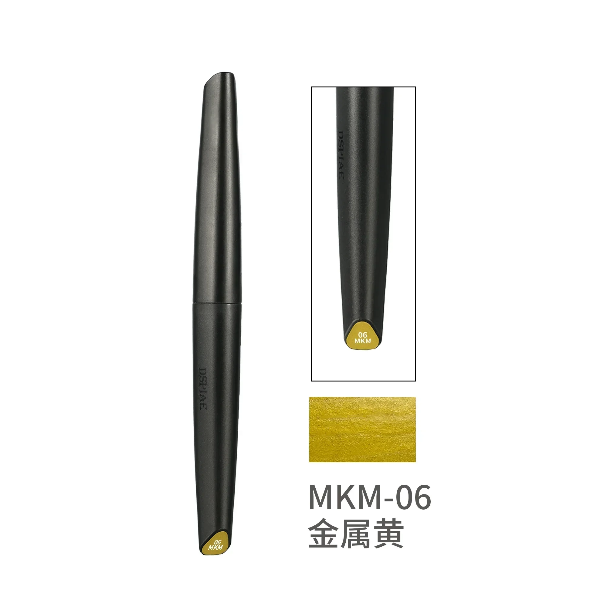 Dspiae 12 สีชุดปากกาแปรงน้ํา Soft Tip Markers เป็นมิตรกับสิ่งแวดล้อมสีฐานเรืองแสงเมทัลลิคสําหรับศิลปะหัตถกรรมการวาดภาพ
