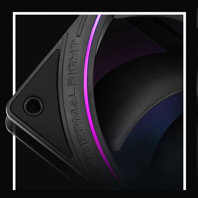 ABDE-Thermalright TL-S12-W 120 مللي متر وحدة معالجة خارجية للحاسوب مروحة تبريد 5 فولت 3PIN ARGB قابلة للتعديل سرعة امتصاص الصدمات مروحة صامتة