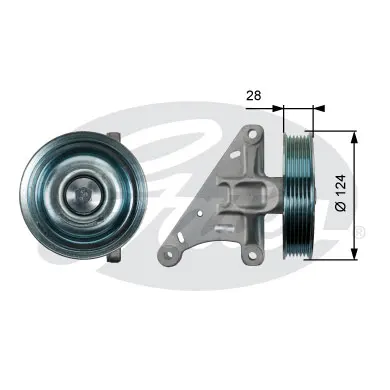 Store code: T36427 for ALTERNATOR tensioner bearing P208 2012 P308 C3 DS3 09 BERLINGO 10