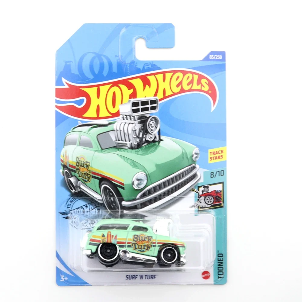 2023-122 2019-79 2020-83 2020-66 SURF N TURF Original Hot Wheels Mini Alloy Coupe 1/64 Metal Diecast Model Car Kids Toys Gift