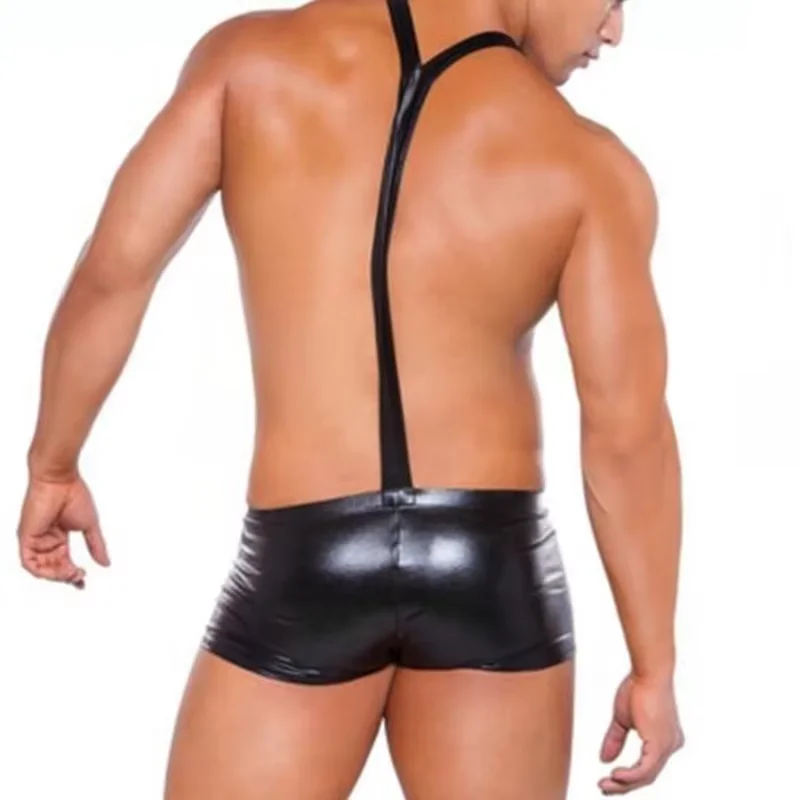 Leather Harness Bodysuit Jockstraps Sets Gay Underwear Sex Rave Sexual Chest Men BDSM Body Bondage Cage