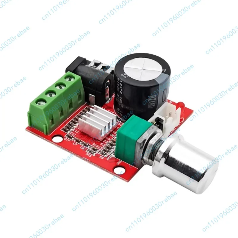Mini PAM8610 Digital Power Amplifier Board 2*10W Dual Channel Pure Class D Stereo Audio Amplifier Module DC12V