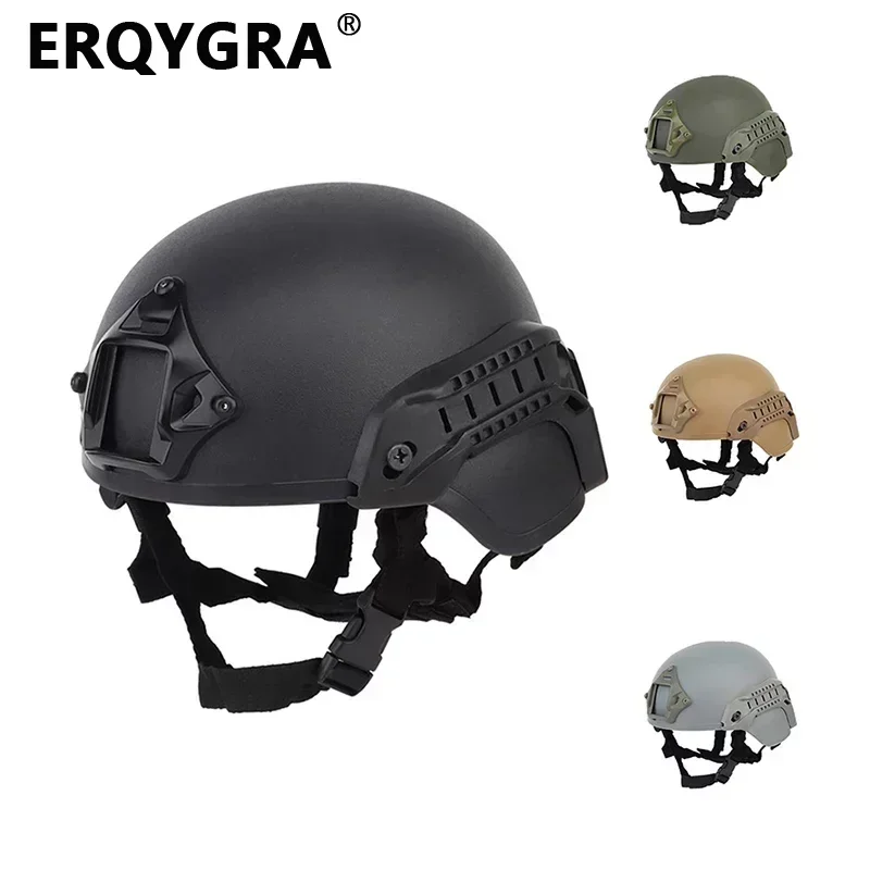 

ERQYGRA Tactical MICH2000 FAST Helmet Quality Lightweight Airsoft MH Outdoor Painball Accesories Sports Safety Protect Equipment