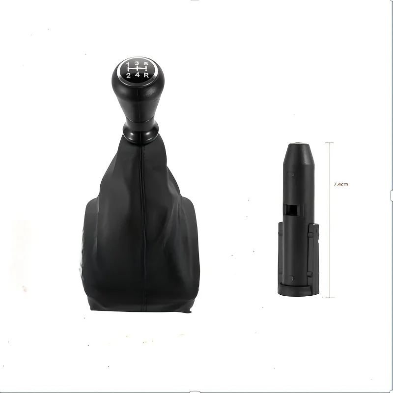 For Peugeot 206 207 307 C2 Gear Shift Knob Shifter Lever 5 Speed Handball Stick Gaiter Boot Cover Auto Interior Car Accessories view 2