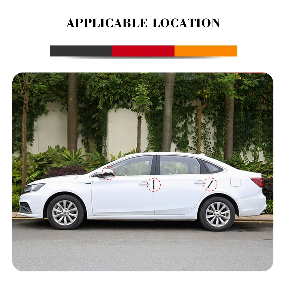 4 قطعة باب السيارة المضادة للتصادم قطاع الوفير ملصقات واقية لتويوتا TRD الرياضة كورولا بريوس أوريس كامري أفالون Rav4 هايلكس