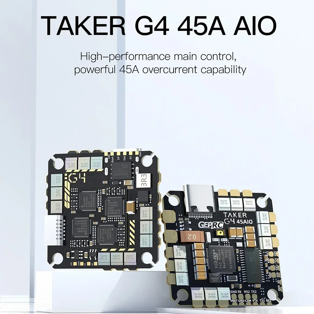 GEPRC TAKER G4 35/45A AIO for Cinelog25 V2/TAKER G4 45A AIO for Cinebot25 Tern-LR40 FPV Drone Electronic Chip Accessories