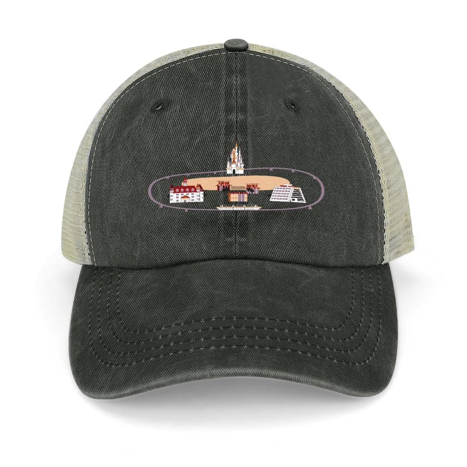

Monorail Loop Baseball Cap Icon Sun Cap sun hat golf hat genuine Baseball Men Women's