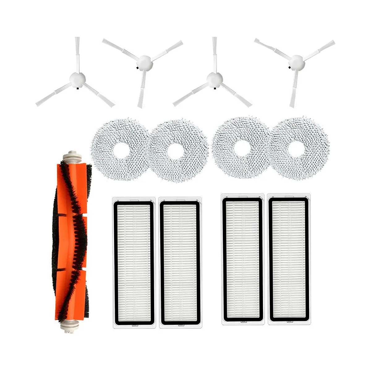 Аксессуары для робота-пылесоса L10S Ultra W10S Pro X10 +, основная боковая щетка, фильтр НЕРА, насадка на швабру