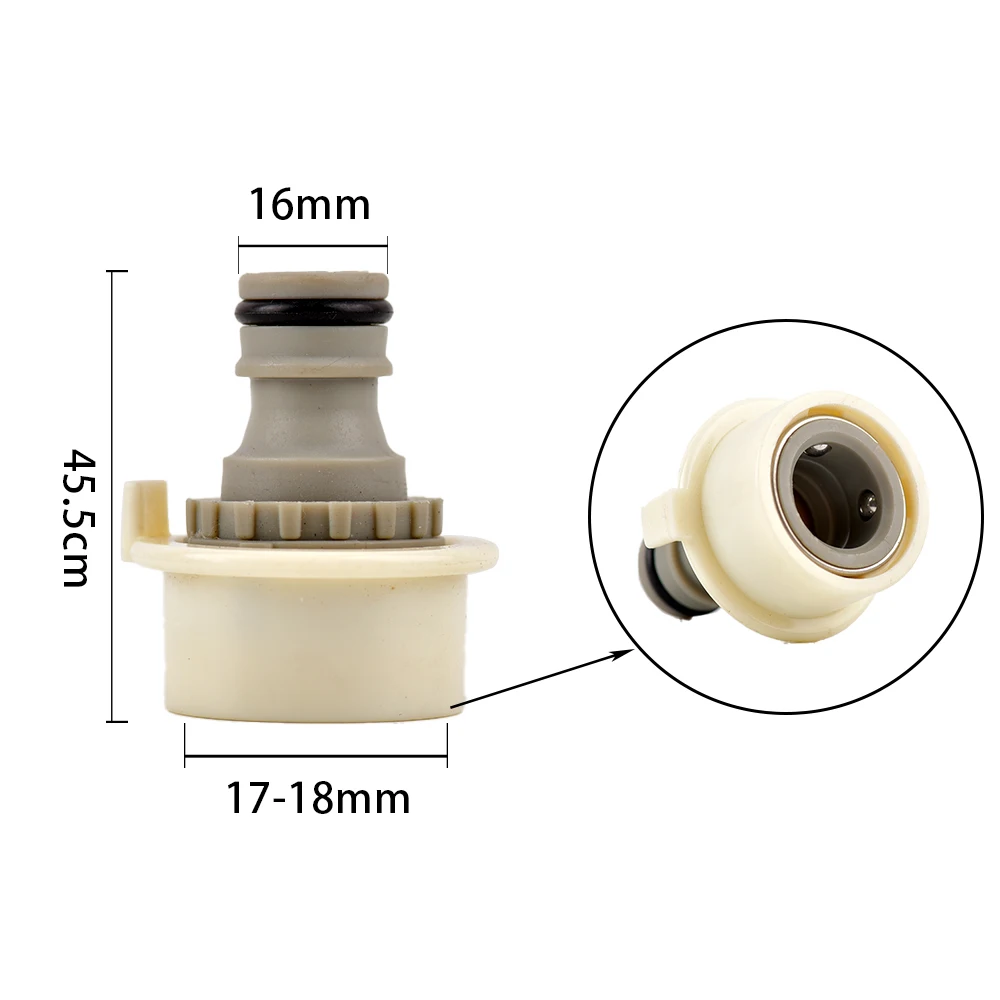 Universal Tap Adapter 16mm Pipe Water Faucet Quick Connector 1/2