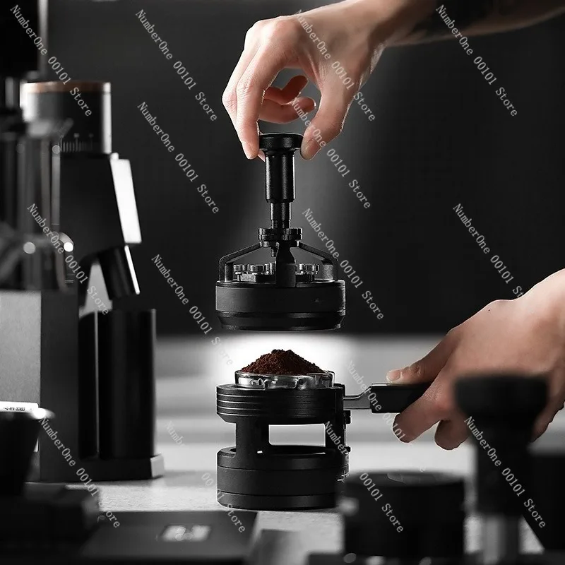 Cyclone powder needle coffee distribution tool for breaking clumps and evenly stirring espresso grounds,enhancing extraction