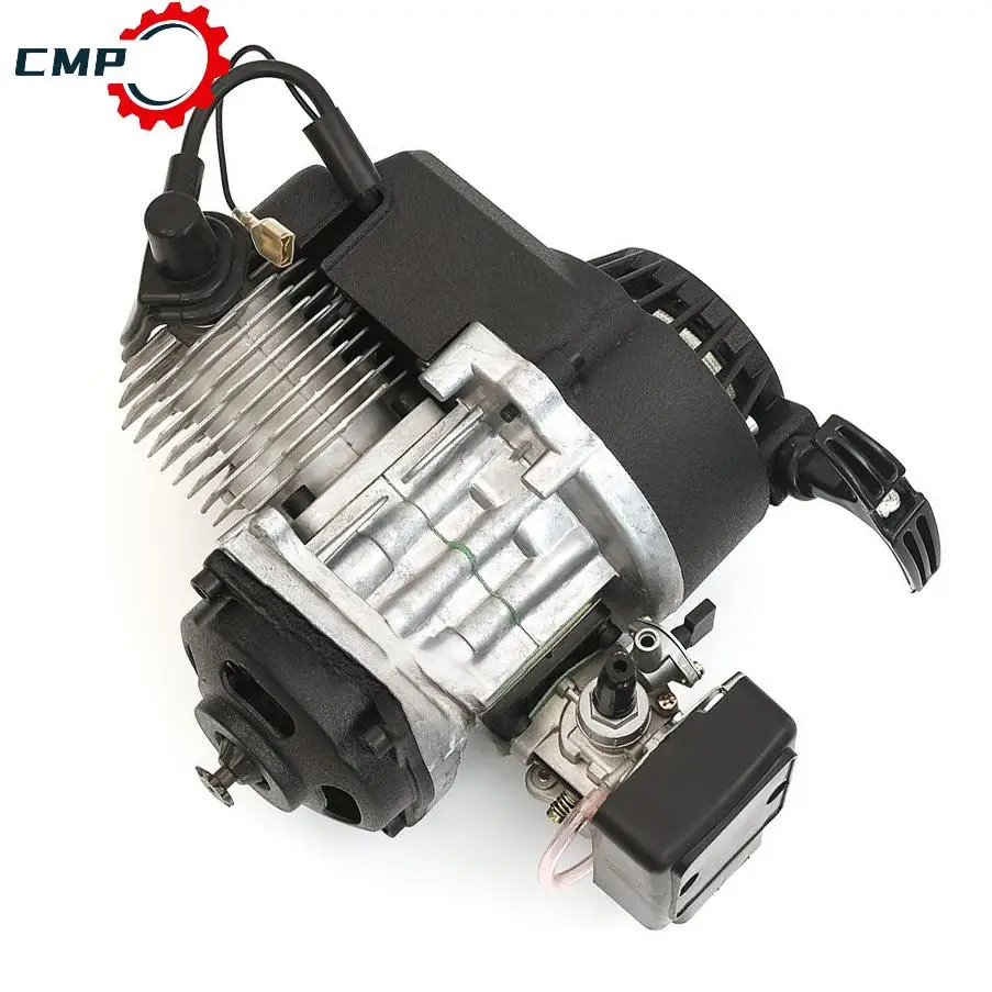 

1PC 2 Stroke 49cc Pull Start Engine 25H Sprocket Motor Transmission Engine Air For Filter Mini Pocket Pit Quad Dirt Bike ATV 4
