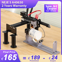 NEJE 5 A40630 Laser Engraving Machine CNC 50W/7.5W Output Laser Engraver Wood Cutting Tool DIY Logo Mini Printer Router Cutter