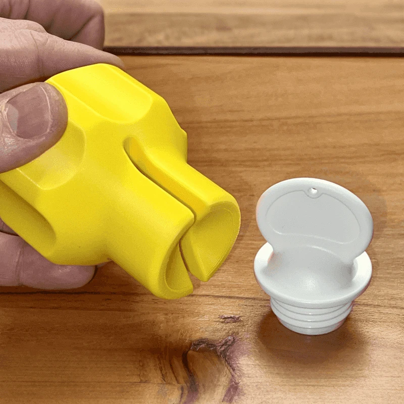 Abridor de Botellas de Agua Caliente, Herramienta Fácil de Usar para Remover Tapones Giratorios