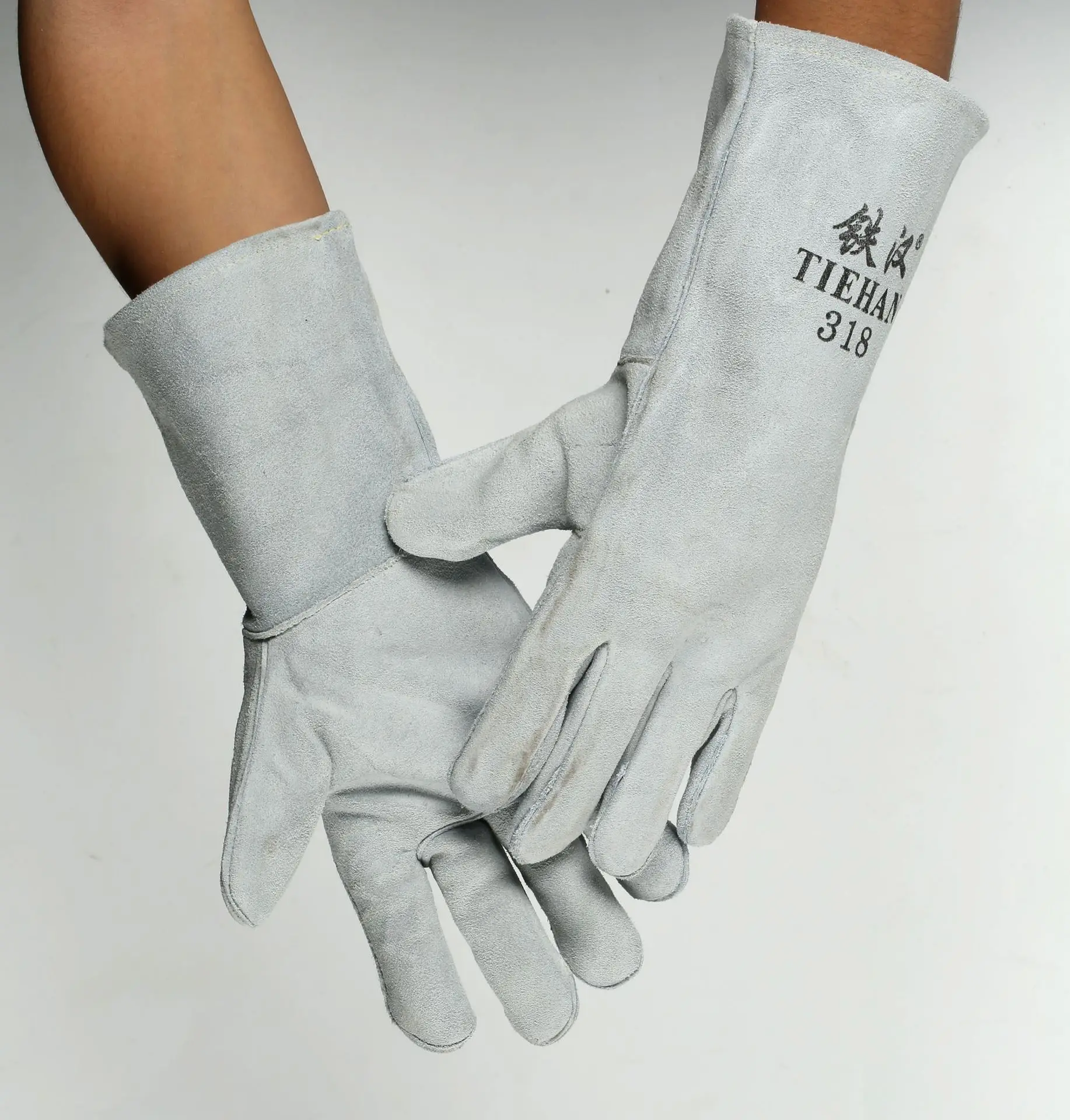 Gants de Soudage TIG Souples et Sensibles, Couche Simple/Double, Manchette en Cuir de Vache, de Haute Qualité, pour Vêtements, 1 Paire