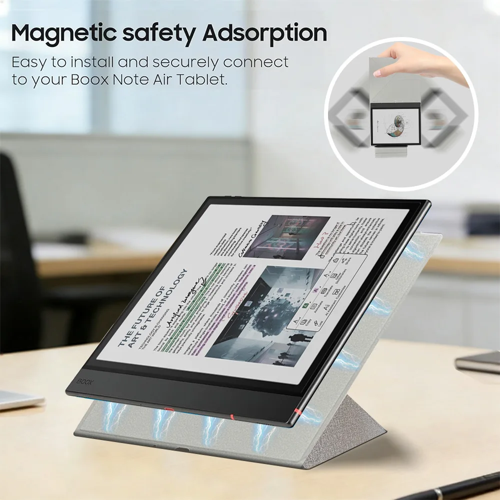 Stand Case for 10.3" BOOX Note Air 5 C 2025/Air4 C (2024)/Air3 C/B/W (2023), Multi-view Angles Slim Light Shell Protective - view 4