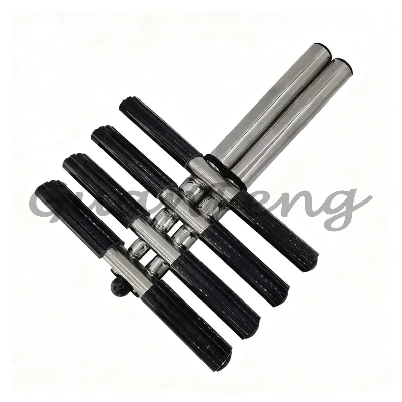 Stainless Steel Concealed Folding Telescopic Swim Ladder, Fixed Mount Marine Hardware for Yacht Boat Boarding