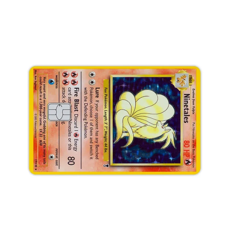Legendary Collection Card Sticker Laser Zapdos Gyarados Charizard Venusaur Alakazam Ptc Patch Decoration Stickers Tags Gift view 2