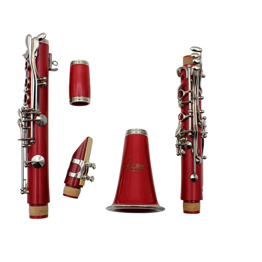 

Clarinet B flat 17 key bakelite clarinet student adult grading instrument set