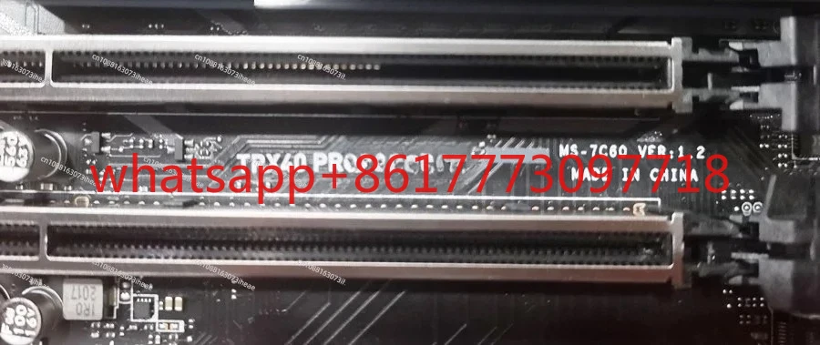 10G, STRX4 Motherboard, MS-7C60, Supports Thread Ripper 3960X