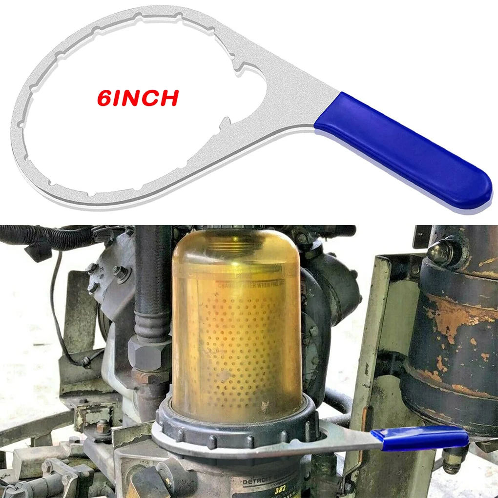 Imagen 5: 482017 / 380134   Collar de filtro Fu-el/llave de tapa de ventilación Llave de filtro Llave de filtro Fu-el fácil de operar 8 pulgadas 482017