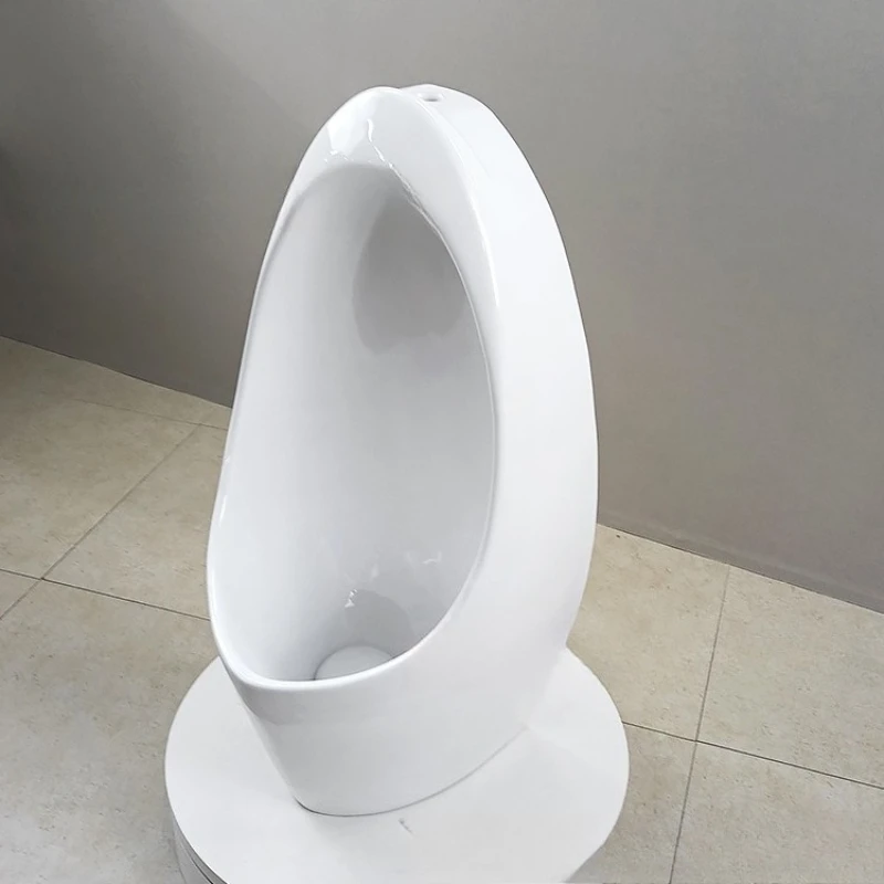 

Wall-mounted automatic induction ceramic men's urinal pressing flush valve urinal public bathroom urinal