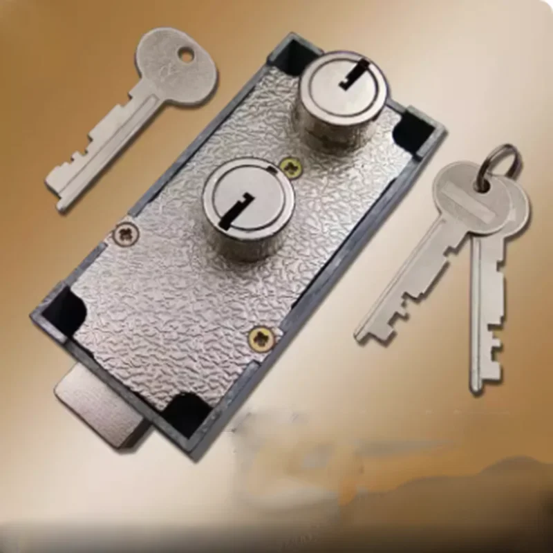 Vault Door Lock Key Lock Cylinder Anti-theft Double Lock Cylinder 35mm