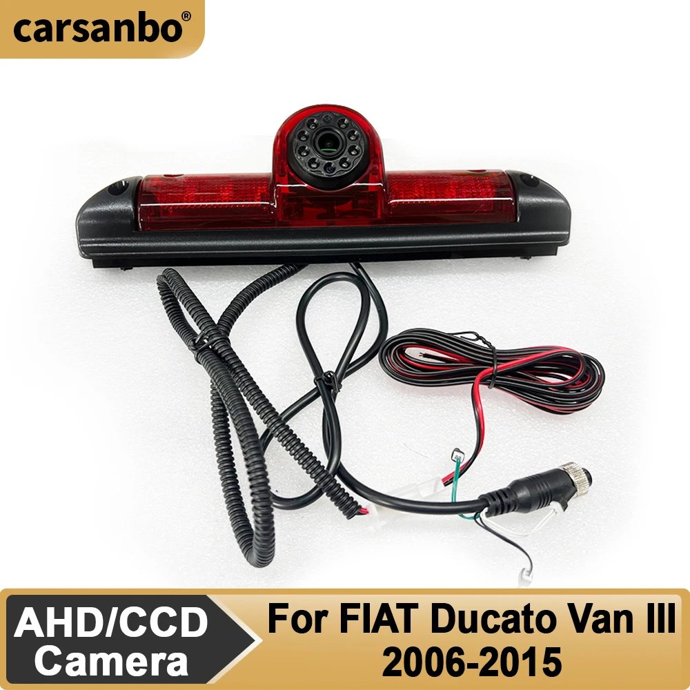 Carsanbo Bremslichtkamera für FIAT Ducato Van III 2006 - 2015 VAN Rückfahrkamera für Peugeot Boxer Citroen Jumper
