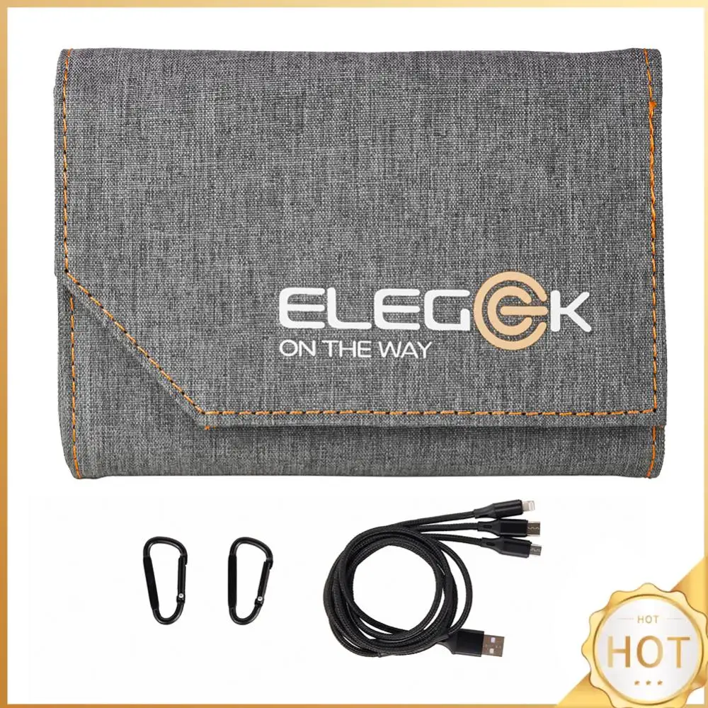 

Портативное солнечное зарядное устройство USB, высокая эффективность преобразования, складная солнечная панель 10 Вт, 5 В, складная солнечная панель, 5-кратная для пеших прогулок, путешествий