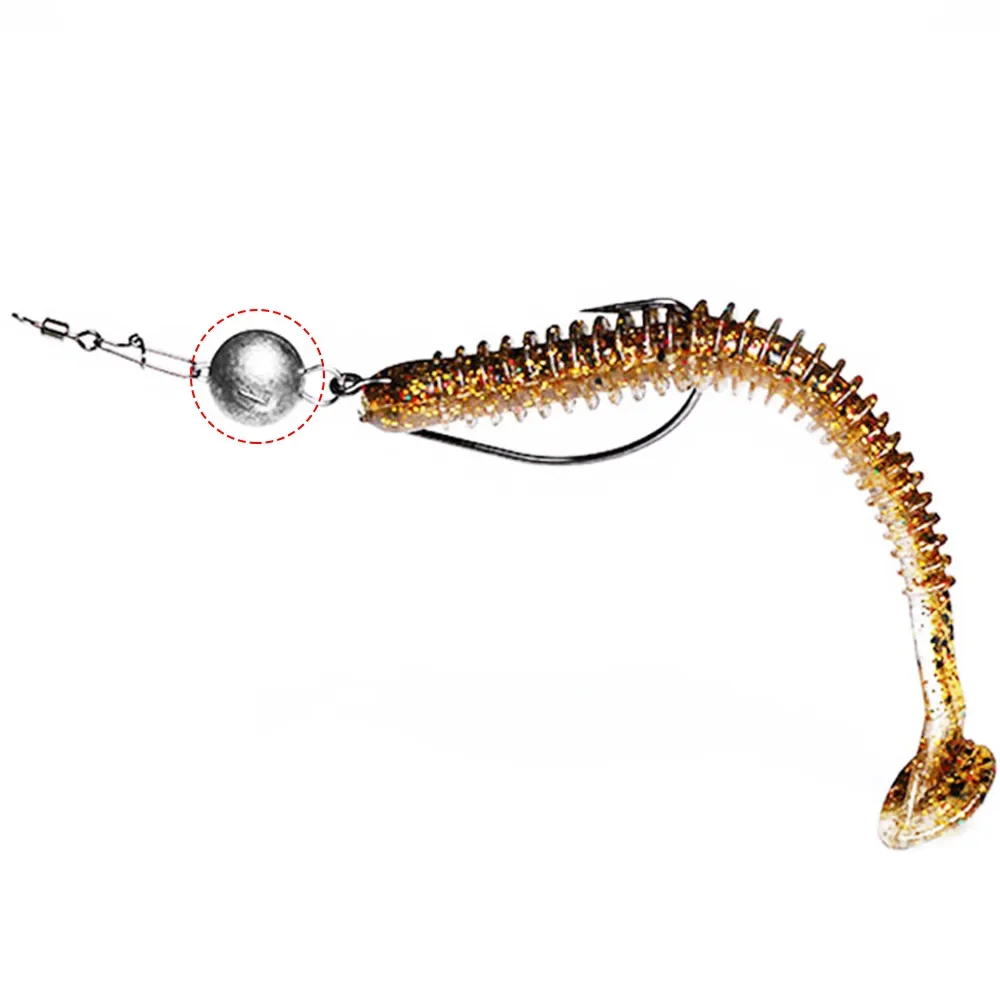 10 pz Pesca Richiamo Morbido Testa Pesi Zavorra Argento Pesca 3g/5g/7g/10g A Sgancio Rapido Piombo Zavorra Attrezzatura Da Pesca accessori