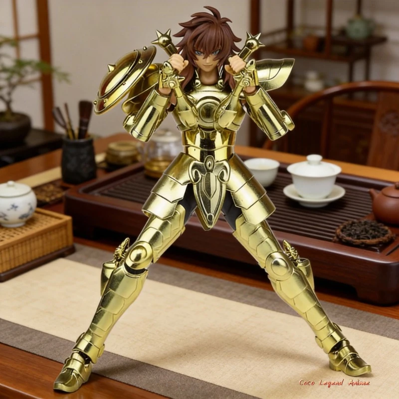 In Stock ST Model Saint Seiya Myth Cloth EX Libra Dohko/Docko Gold Lost Canvas/LC Knights of The Zodiac Action Figure Toy Gift