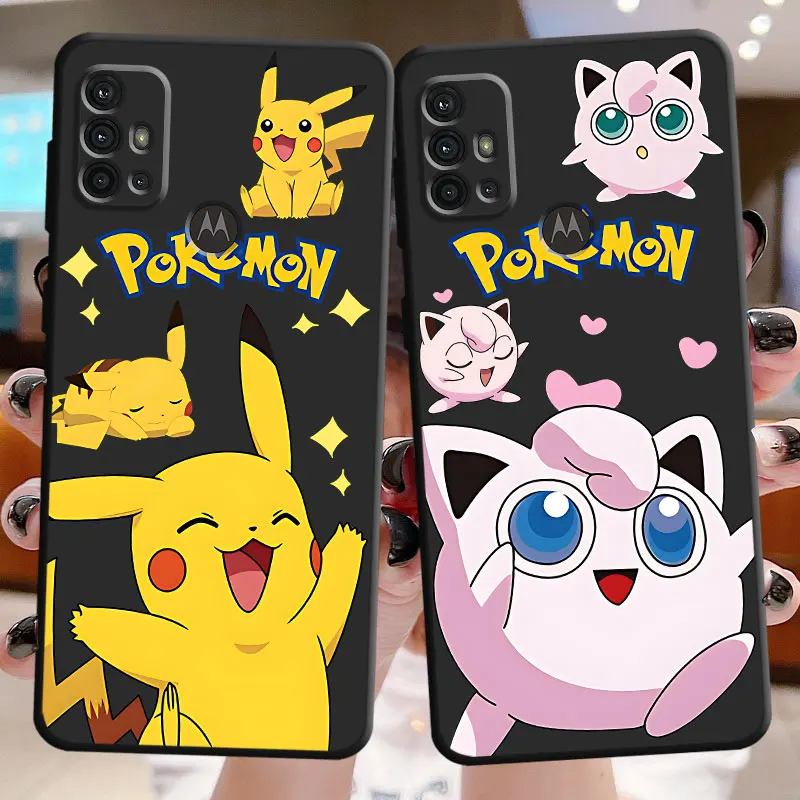 Phone Case for Motorola Moto Edge 30 Neo One Fusion Plus Edge 30 40 Pro Edge 30 Fusion Edge 20 Lite Pokemon Cartoon Cute Cover