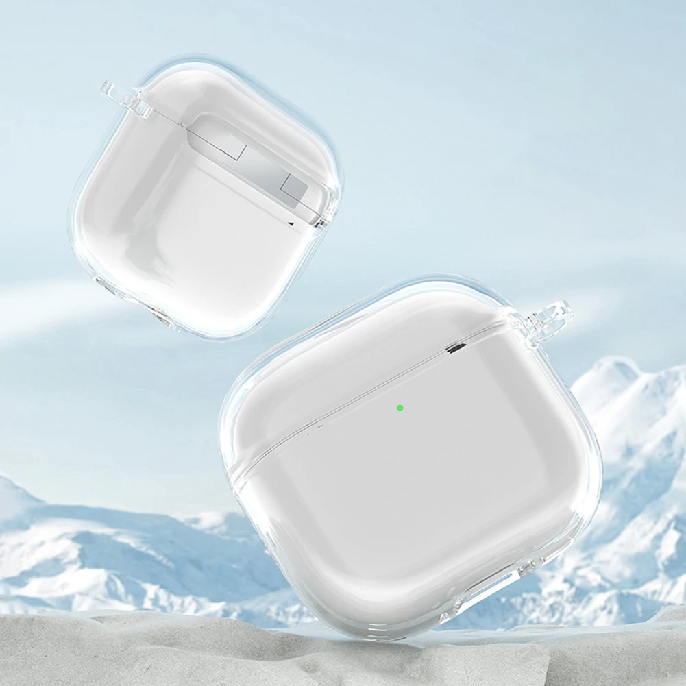 Прозрачный защитный чехол, противоударный чехол для телефона, противоударный защитный чехол для Apple Airpods 4 (2024)