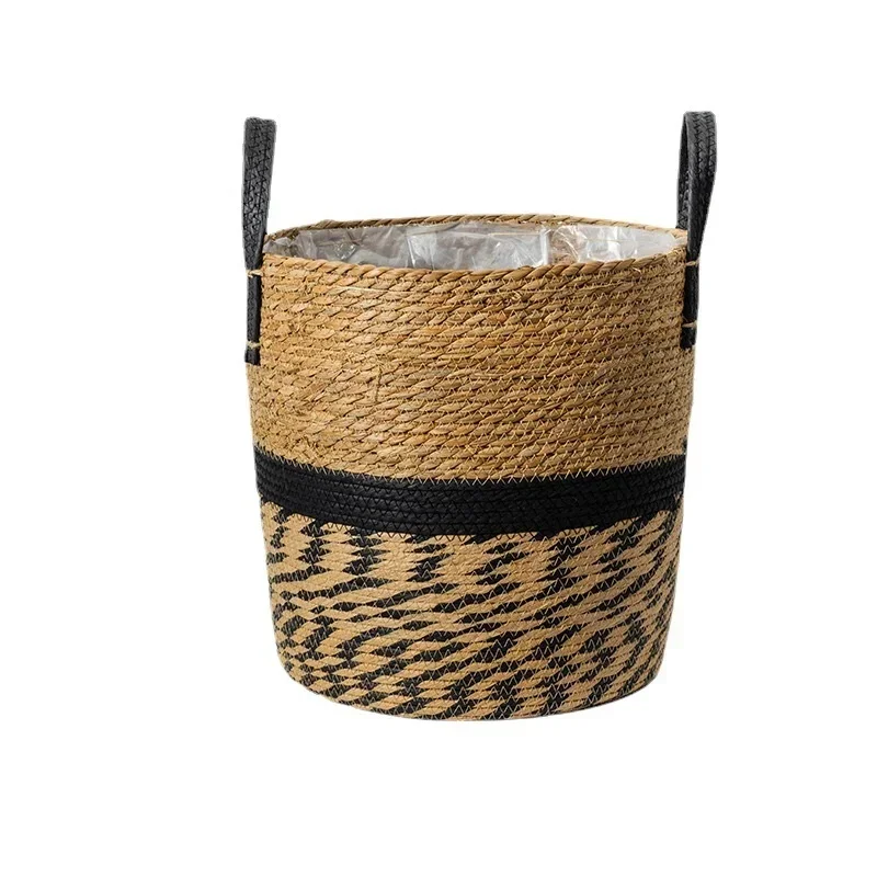 Special Offer Japanese Flower Pots Multi-functional Rattan Woven Material Plant Pots Beautiful Practical Gardening Decoration