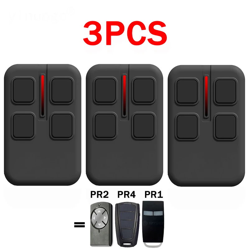 

3PCS Powertech Gate Opener Remote Control PR4 PR2 PR1 Garage Door Remote Control Keychain Command 433.92MHz Rolling Code