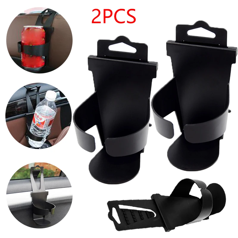 

2PCS Universal Truck Car Cup Holder Door Window Hanging Mount Drinks Water Bottles Hook Holders Interior Organizer cup holder