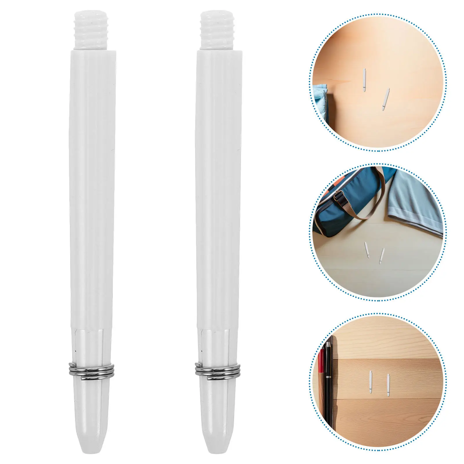 

100Pcs Nylon Dart Thread Rods 2 Ba Replacement Shafts for Steel Tip Professional Threaded Stems Slip Resistant Dart