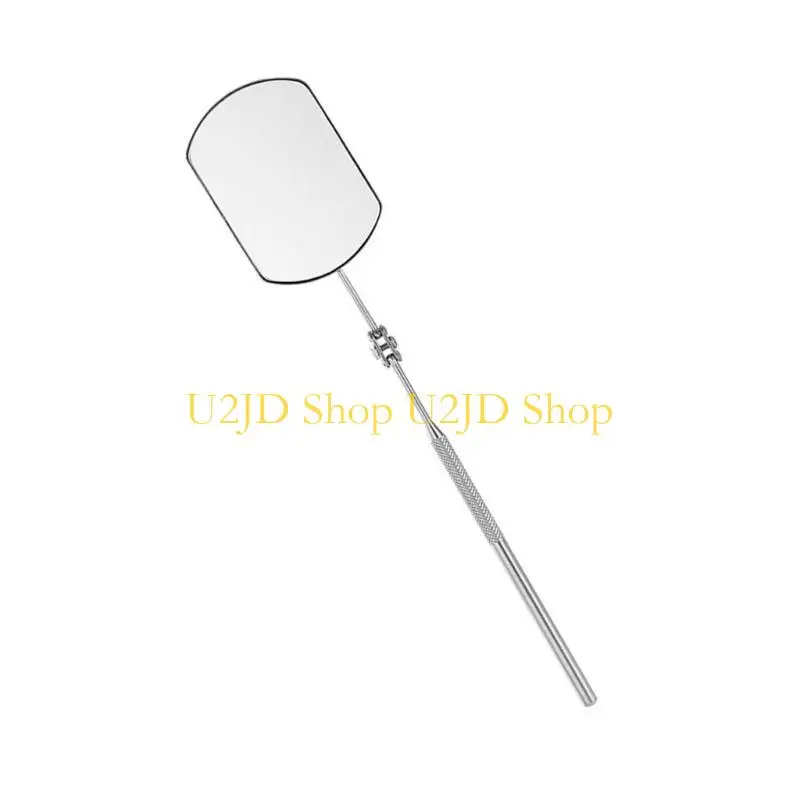 U2JD Urocze lustro rzęsowe Odłączane lustro rzęs ze stali nierdzewnej, rozszerzenie rzęs Przenośne lustro makijażu dla kobiet