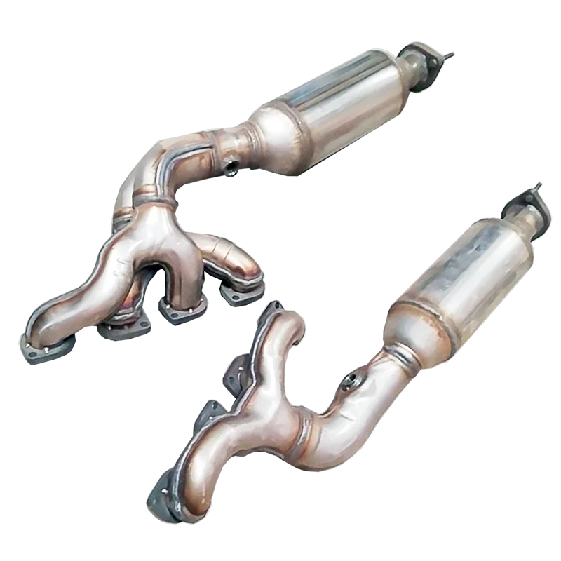 /High qualityFits for BMW N62 550I 650I 750I 750LI 2006-2009 4.8L Left&Right Exhaust Manifold Three Way Catalytic Converter